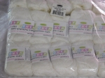 Sullivans Baby Touch 4ply Knitting Yarn 25gm White